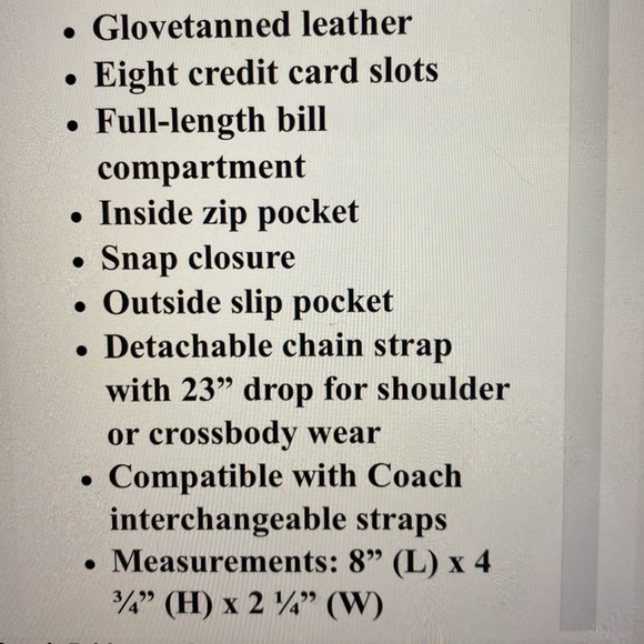 Coach Pink Tea Rose Rivets Foldover Chain Crossbody - Picture 9 of 9